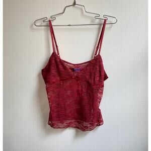 Edikted Eira Sheer Lace Tank Top NWT
